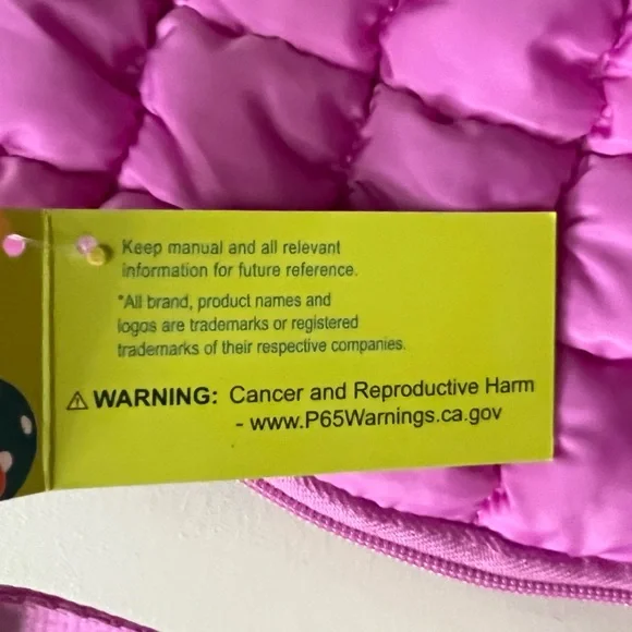 Pickle O Joe Quilted Sling Bag Purple Zip Pockets Lightweight Adjustable NWT - Picture 9 of 11